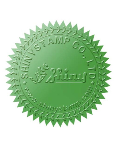 15 Stickers Couleur Verte - Diamètre 5.5cm