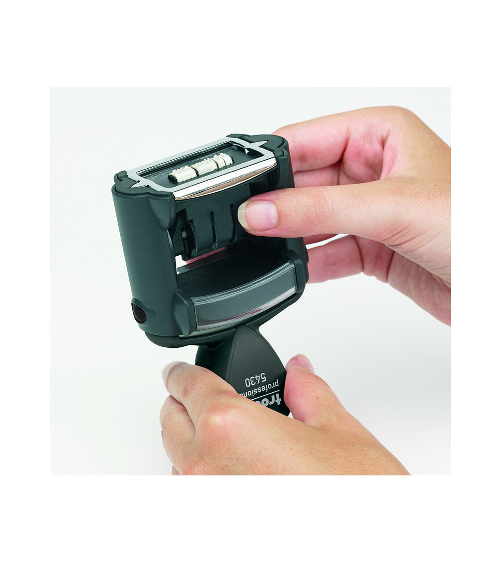Tampon Dateur Auto-Encreur - Caoutchouc, Réglable, Pour Date D'Expédition, Bureau, Scrapbooking