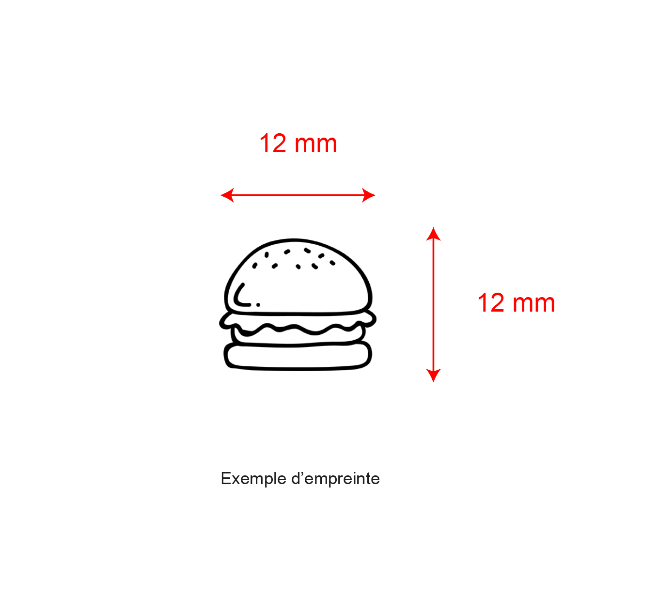 Tampon Automatique Personnalisé 12 Mm – Pour Cartes De Fidélité Café/boissons – Logo Personnalisable, Encre Rechargeable - 8