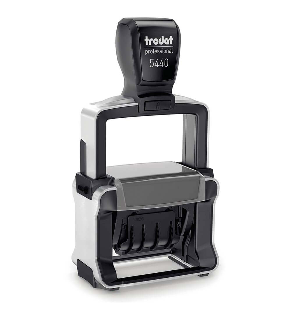 Tampon Dateur Metal Line Trodat 5440, 49x28mm