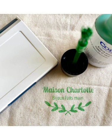 Encre verte pour Textile pour Encrage séparé