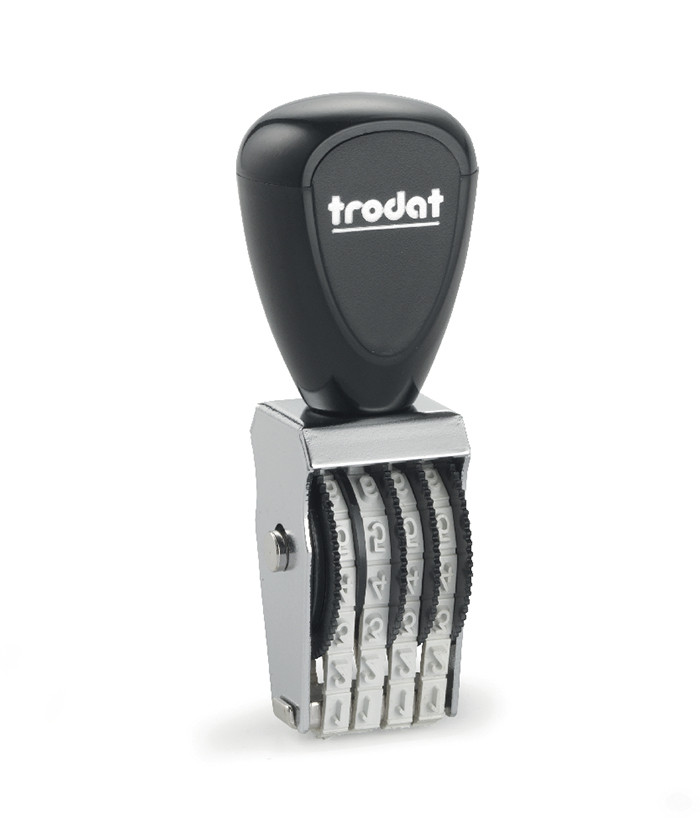 Tamponnemoi.comTampon Numéroteur Trodat à Encrage séparé 4 Bandes | Hauteur 3mm