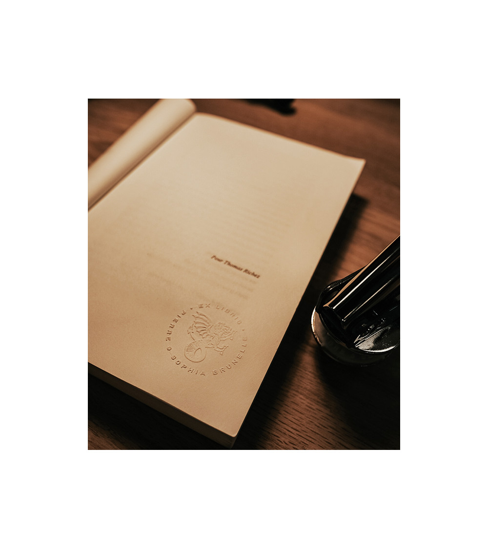 Timbre à Sec Ex-libris modèle "Dragon"