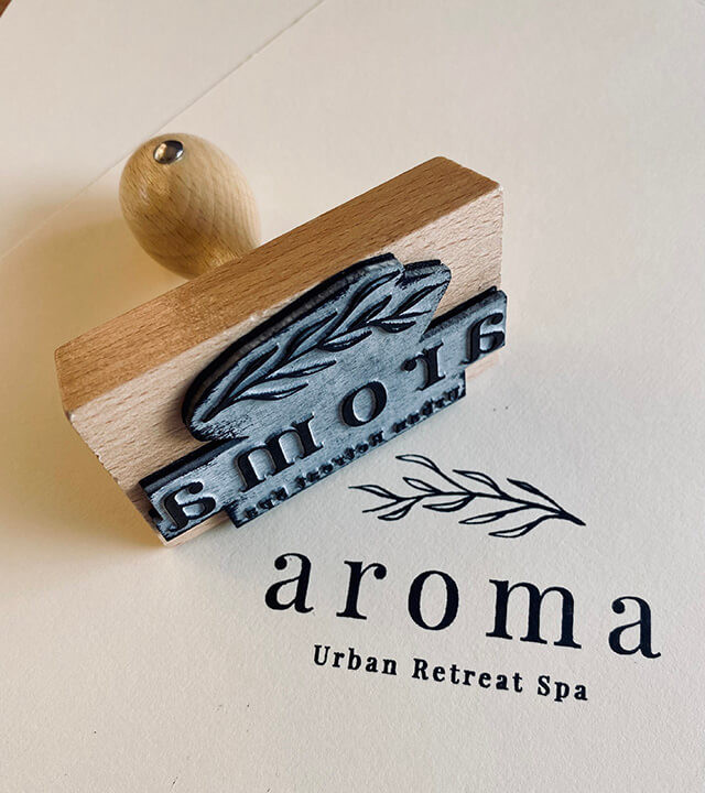 Tampon en Bois Personnalisé - Max. 75 x 45 mm