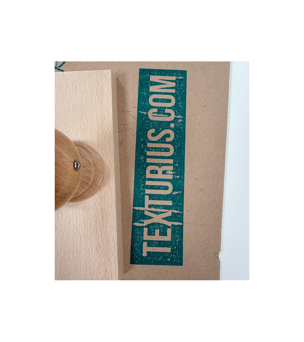 Tampon en Bois Grand Format - Max. 180 x 50 mm