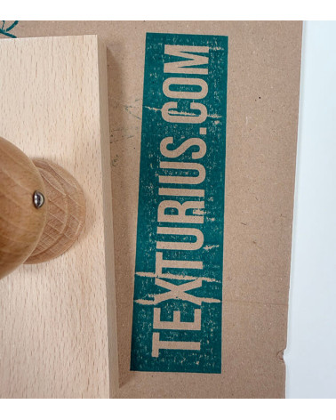 Tampon en Bois Grand Format - Max. 180 x 50 mm