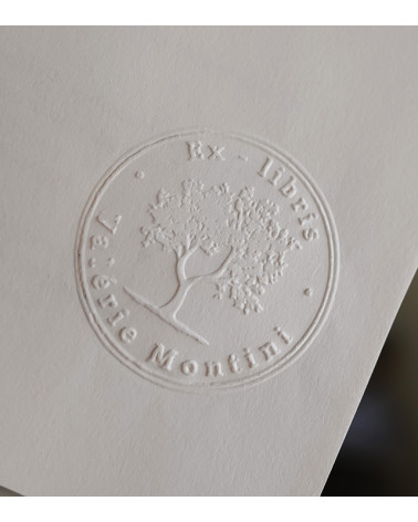 Presse à gaufrer Deluxe Shiny Chrome - Empreinte Maxi. 40 mm Rond