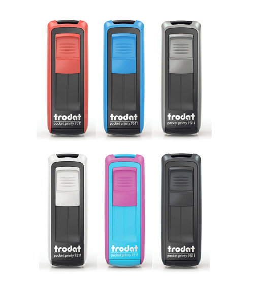 Tampon de Poche Trodat Printy 9512- 47x18mm, 4 lignes