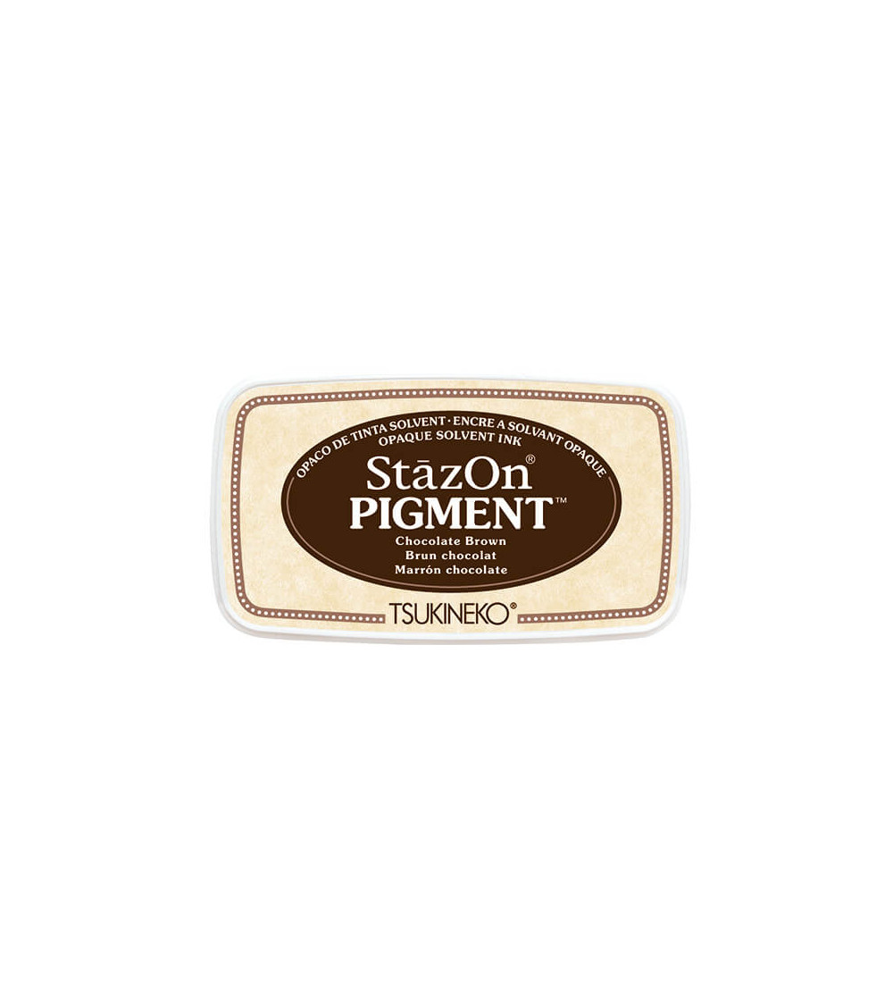 Encreur Stazon Pigment |Chocolate Brown |76x35mm