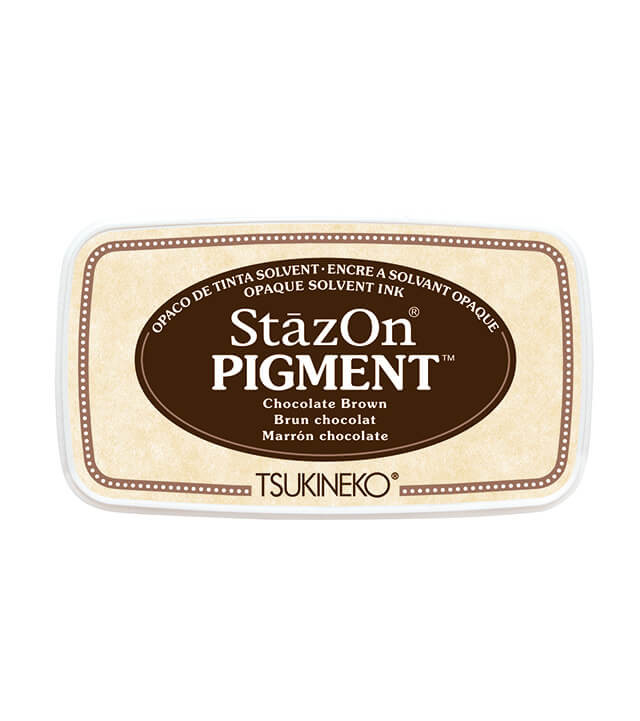 Encreur Stazon Pigment |Chocolate Brown |76x35mm