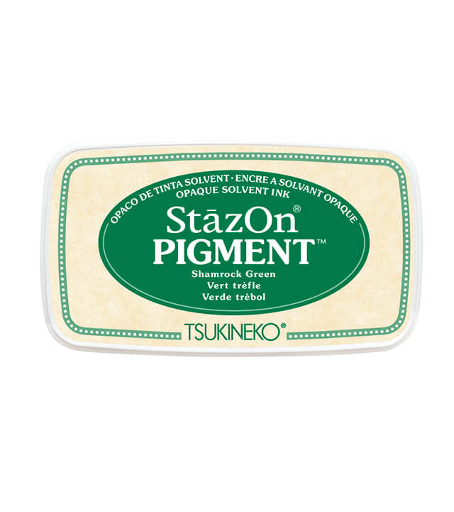 Encreur Stazon Pigment | Vert Trèfle |76x35mm