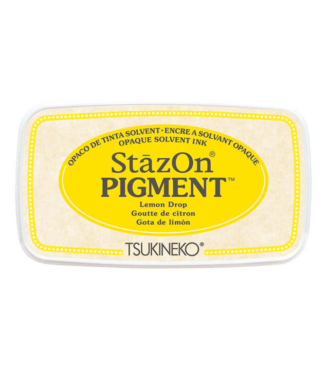 Encreur Stazon Pigment | Goutte de Citron |76x35mm