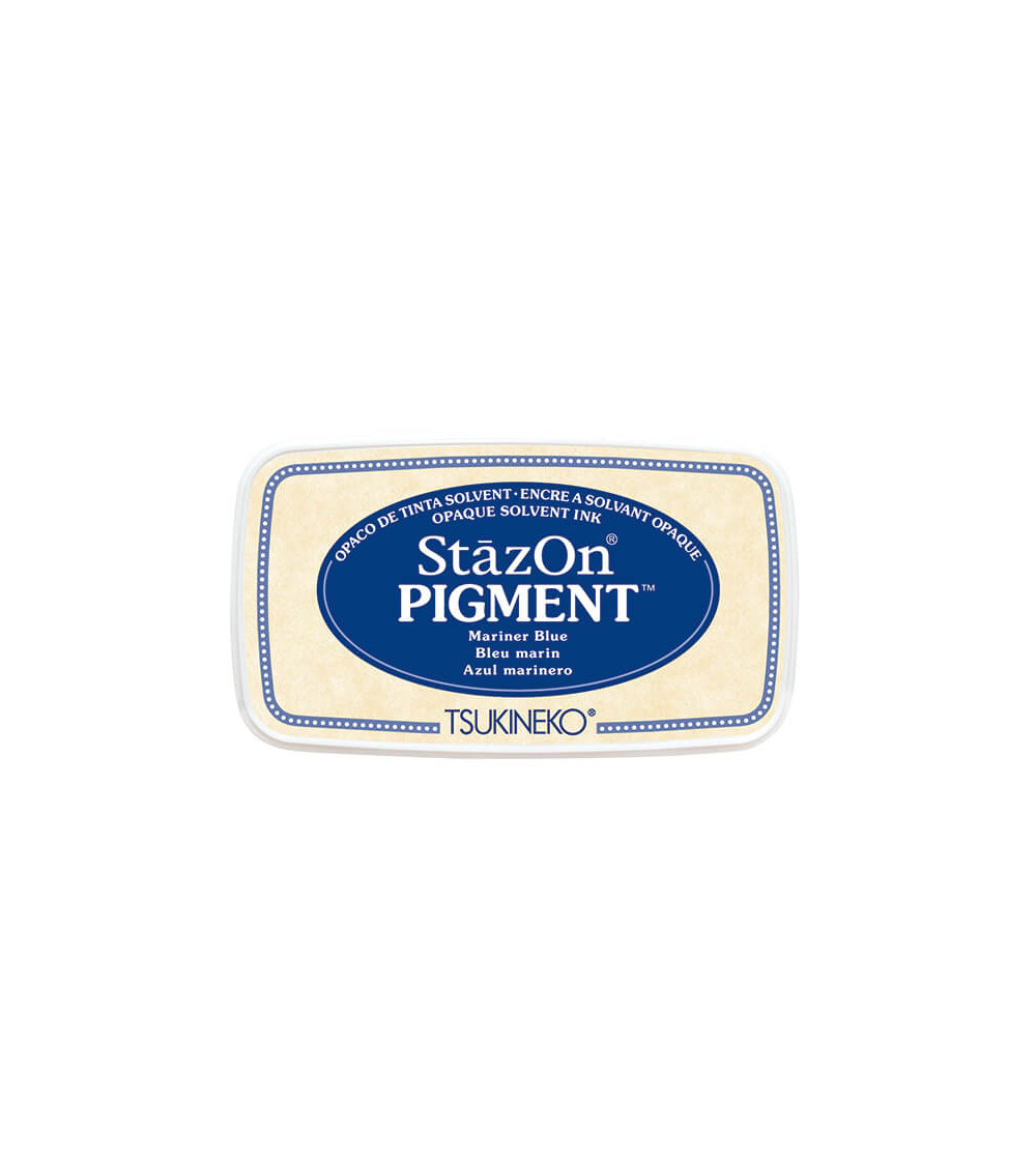 Encreur Stazon Pigment | Bleu Marine |76x35mm