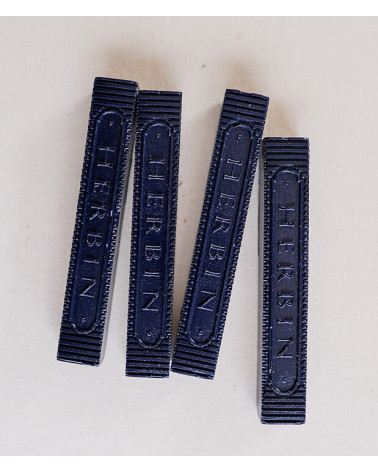 4 bâtons de cire à cacheter souple | Bleu Nuit