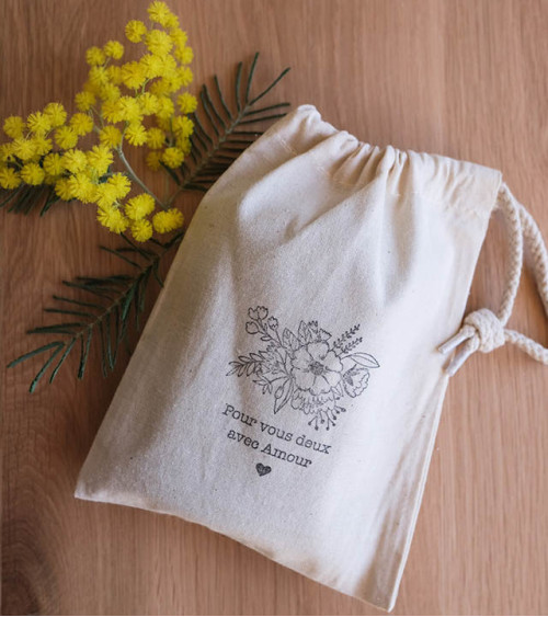 Tampon Mariage personnalisé avec vos Initiales pour des faire parts.