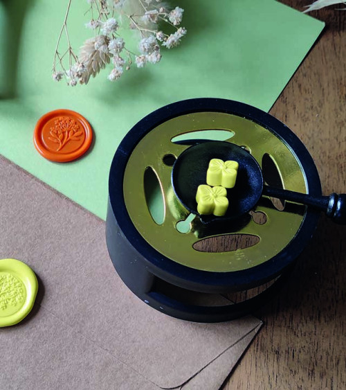 Cuillère Téflon & Réchaud pour Cire à cacheter