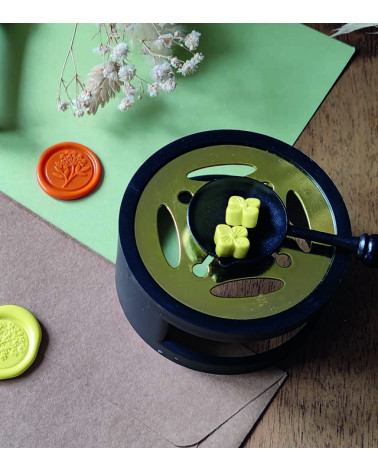 Cuillère Téflon & Réchaud pour Cire à cacheter