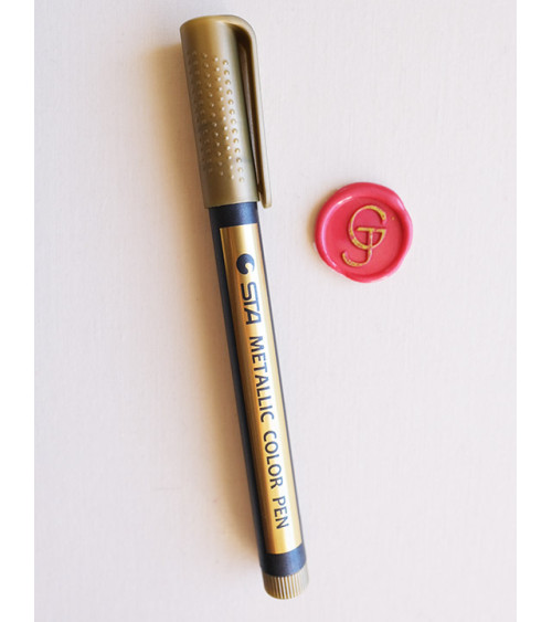 Feutre spécial cire à cacheter | Or