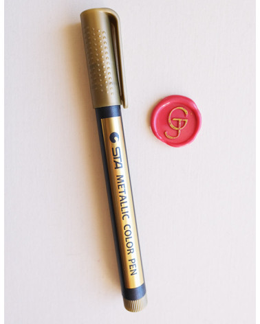 Feutre spécial cire à cacheter | Or