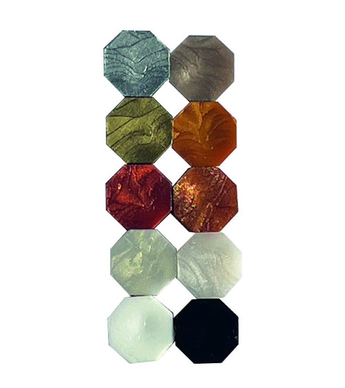 Boîte de Cire 10 Couleurs Metal