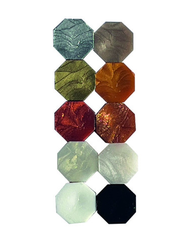 Boîte de Cire 10 Couleurs Metal