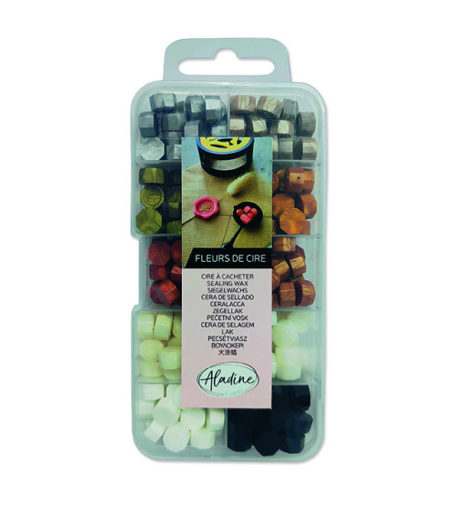 Boîte de Cire 10 Couleurs Metal