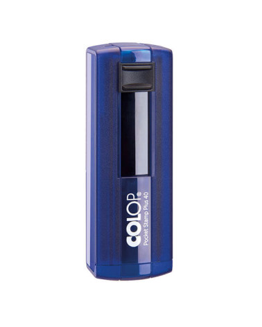 Tampon de Poche Personnalisé COLOP Pocket Stamp Plus 40 Indigo Fermé