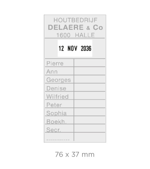 Tampon Dateur Colop Printer 60 | 37x76mm
