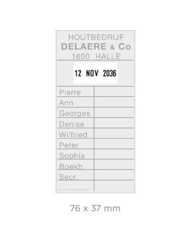 Tampon Dateur Colop Printer 60 Vertical | 37x76mm
