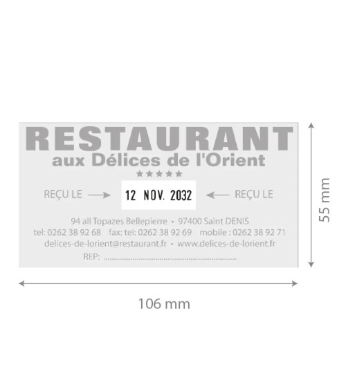 Tampon Dateur COLOP Expert 3960 | 106x55mm