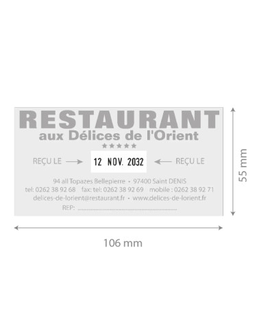 Tampon Dateur COLOP Expert 3960 | 106x55mm