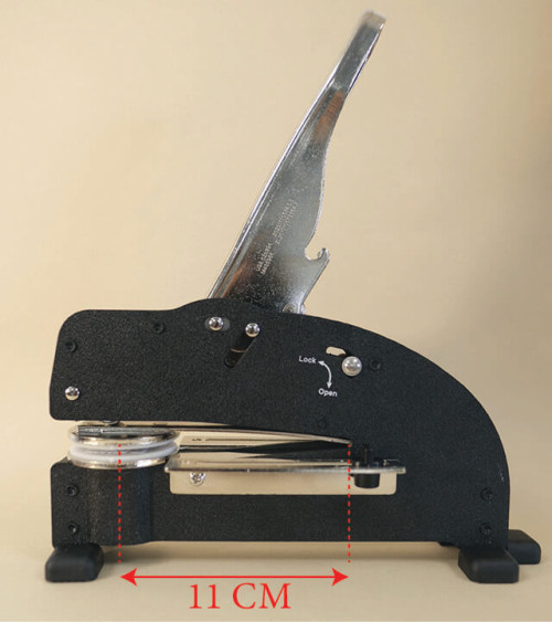 Presse Gaufrer Timbre Sec Shiny modèle ELR. Timbre à sec personnalisé grand modèle. Presse pour gaufrage de papiers de 300g
