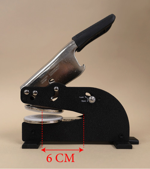 Grande Presse à Gaufrer Shiny EH - Empreinte Maxi. 50 mm Rond