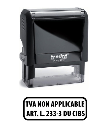 Tampon Encreur "TVA NON APPLICABLE"