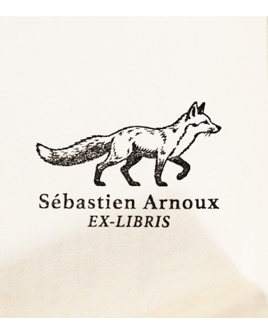 Tampon en Bois Ex-libris "Félix"