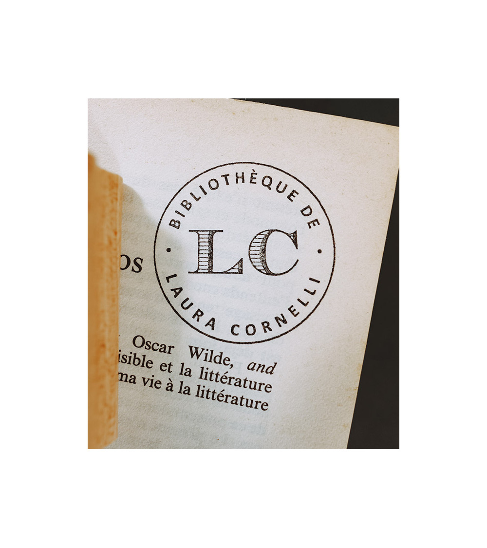 Tampon en Bois Ex-libris "Chevalier"