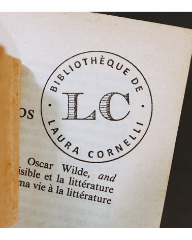 Tampon en Bois Ex-libris "Chevalier"