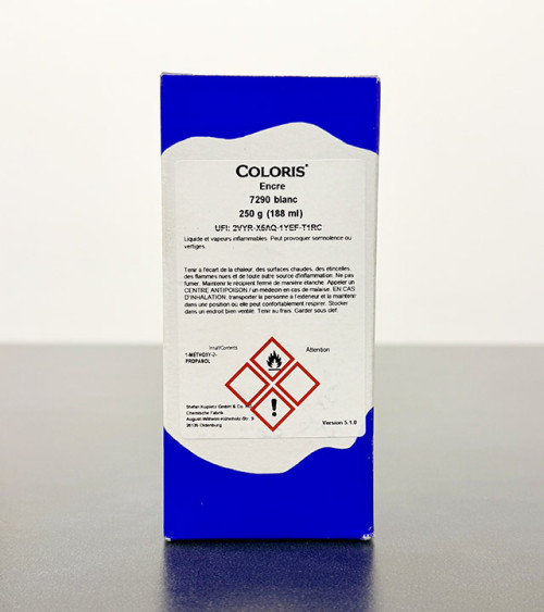 Encre à Séchage Rapide pour Encrage Séparé | Blanc | 188ml