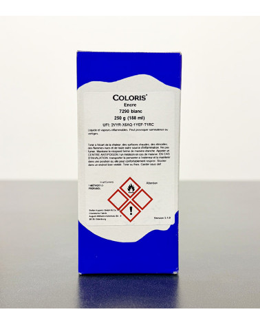 Encre à Séchage Rapide pour Encrage Séparé | Blanc | 188ml