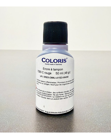 Encre à Séchage Rapide pour Encrage Séparé | ROUGE | 50ml
