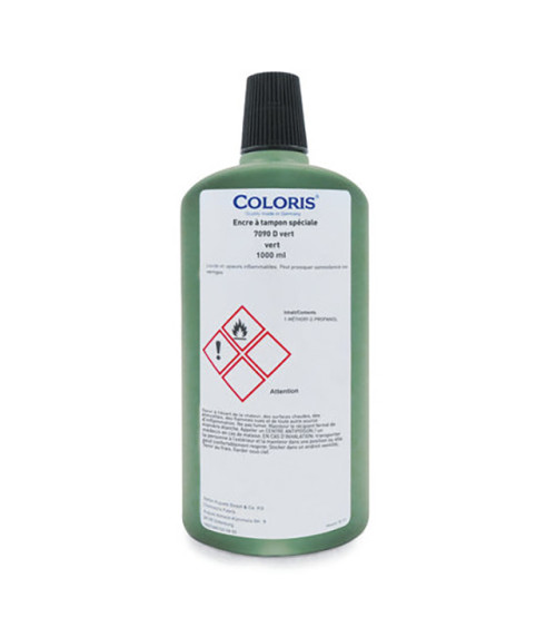 Encre à Séchage Rapide pour Encrage Séparé | VERT | 1000 ml